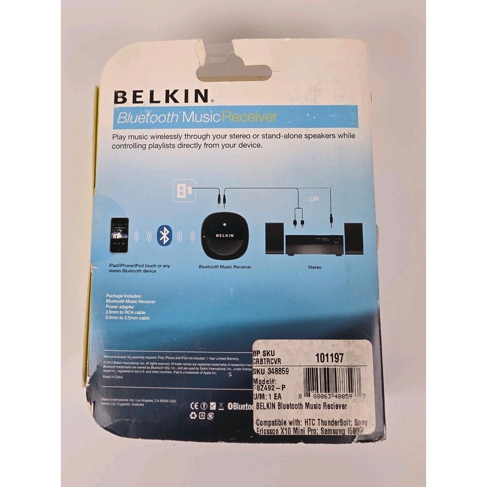 Belkin Bluetooth Music Receiver F8Z492 - Picture 2 of 4